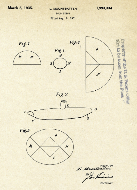 Mountbatten polo patent