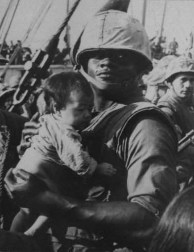 Marine and baby – National Archives Identifier: 26397995