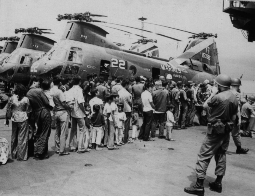 Dolores HuEvacuation from Phnom Phen and Saigon – National Archives Identifier: 26398255erta leads farmworker demonstration – Source: NARA’s Obama White House Archives