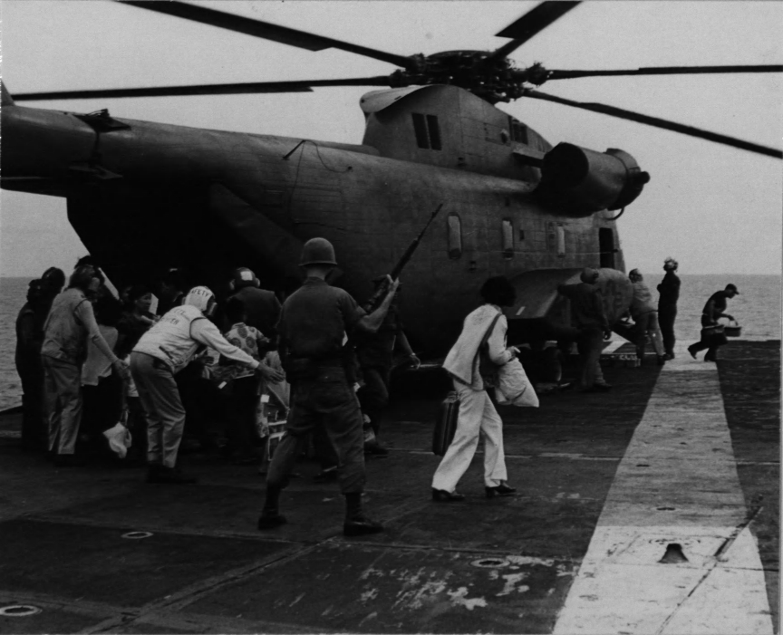 Refugees evacuated from Saigon – National Archives Identifier: 26398263