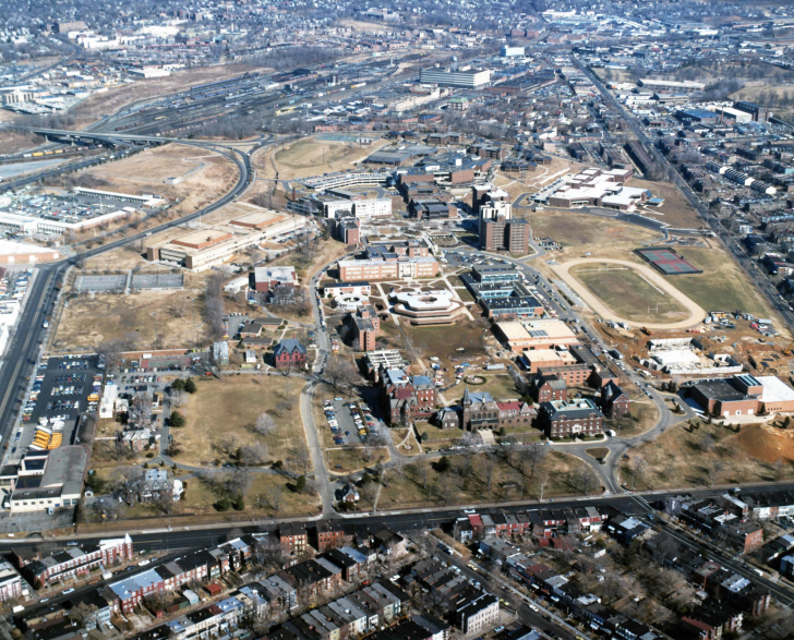 Aerial–Gallaudet campus