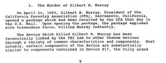 Gilbert Murray Murder