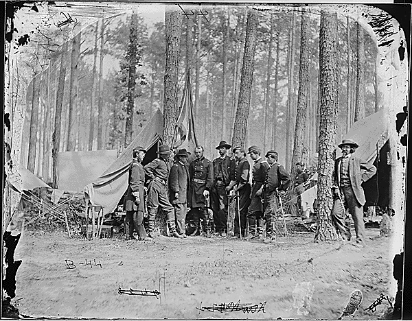 Civil War encampment