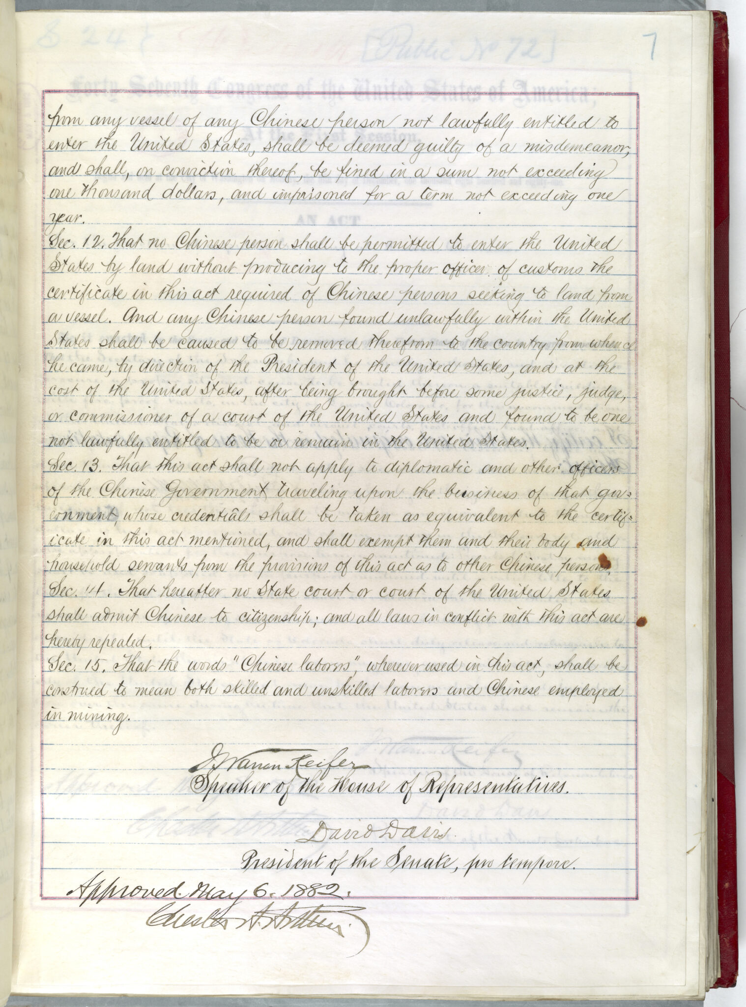 Chinese Exclusion Act National Archives Foundation